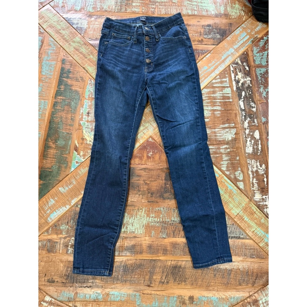 Women's J. Crew High Rise Skinny Jeans Size 27